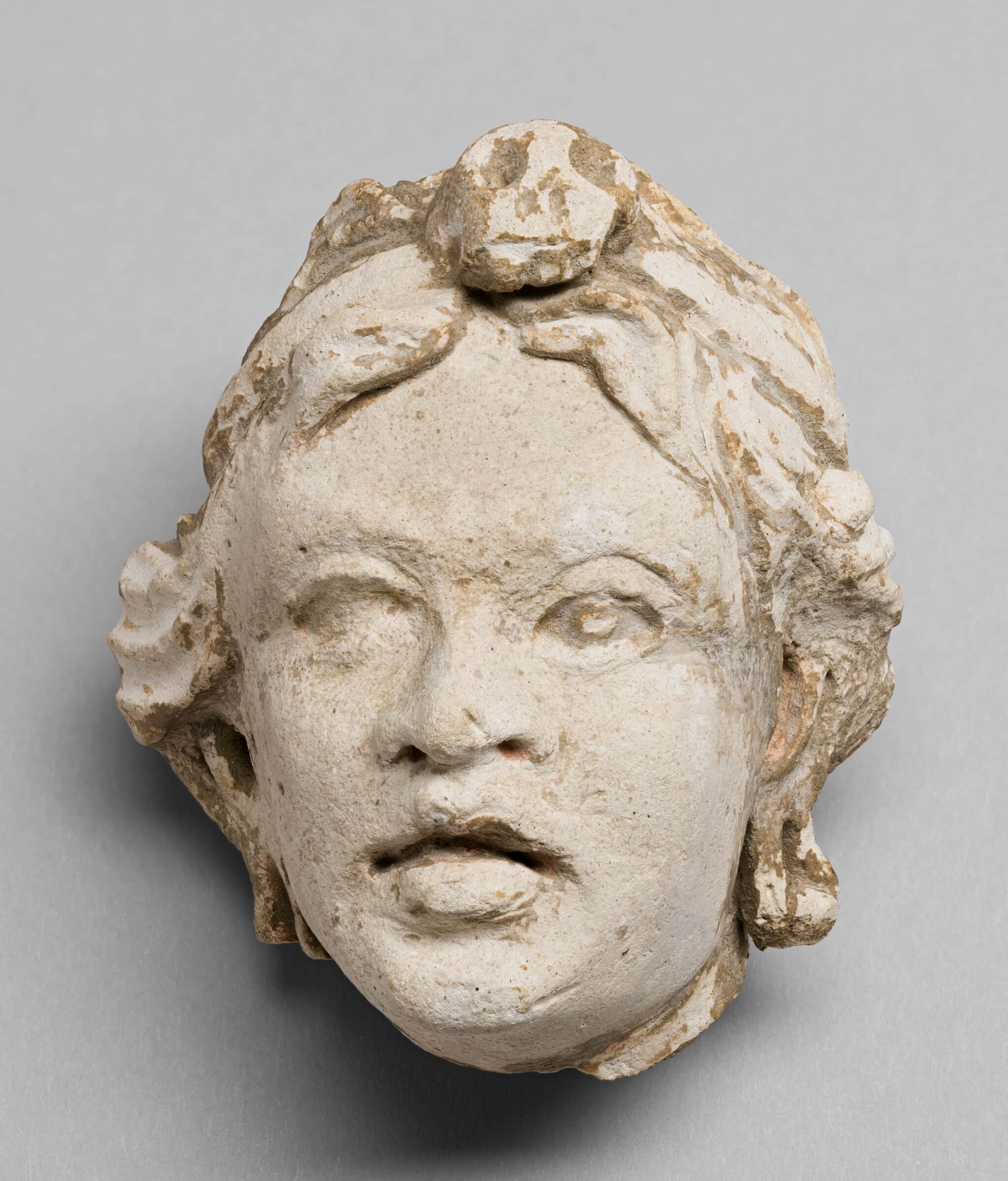 Head of a female donor or genius