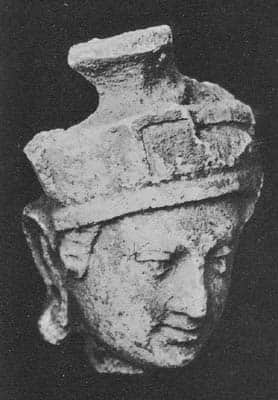 Head of god Indra