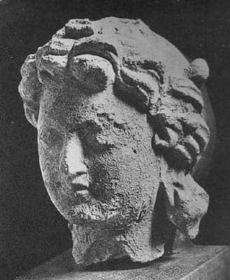 Head of Bodhisattva, possibly Brahma