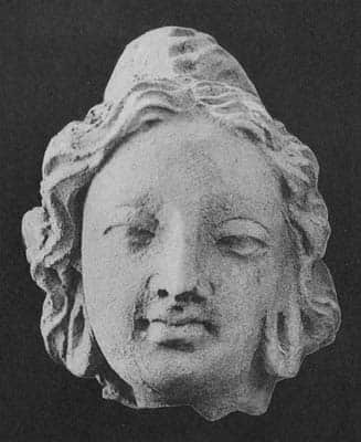 Head of Brahma or young brahman