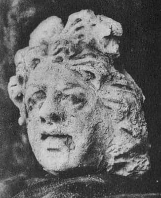 Grimacing head