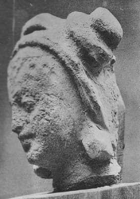 Head of Female Donor or Secondary Deity