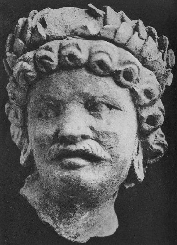 Head of a donor, or god Indra (HADB 133)