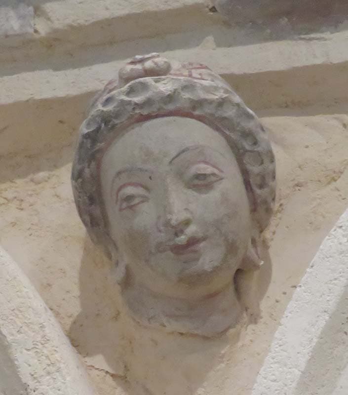 Figure in Stucco: Head of a female donor, or deity, Bāgh Gaï, Hadda