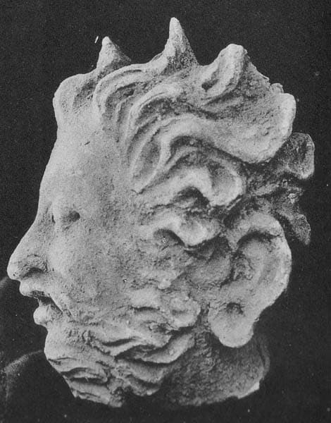 Figure in Stucco: Torso of Demon, Tapa Kalān, Hadda