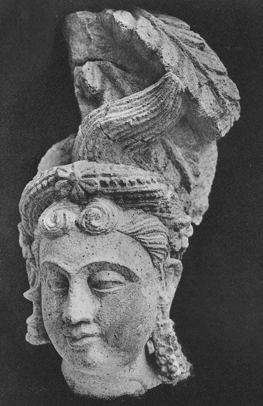 Figure in Stone: Yakṣi at the tree, Tapa-i Kafarihā, Hadda