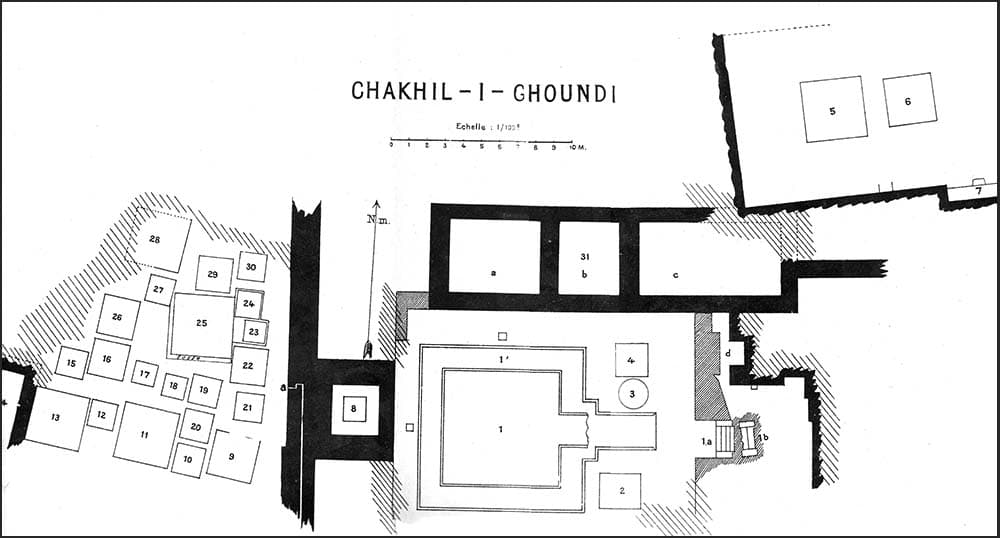 View of Chakhil-i Ghoundi, Hadda, Afghanistan