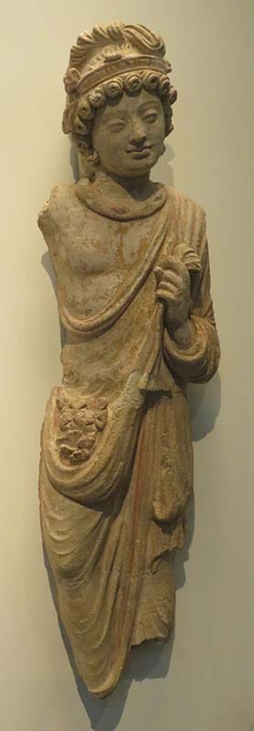 Bust of Genius with Flowers