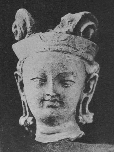 Head of god Indra