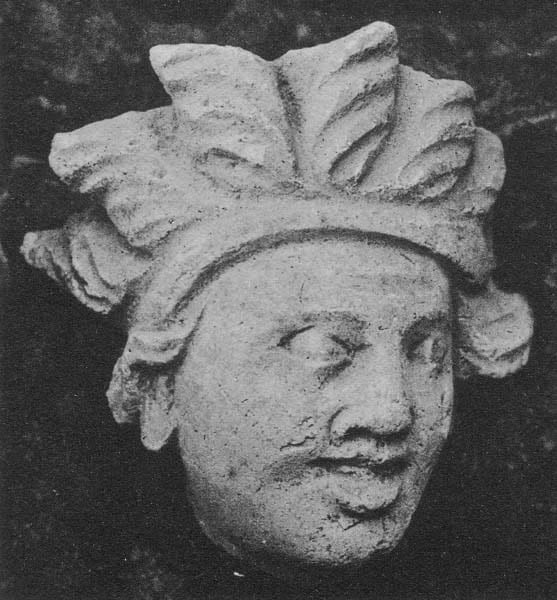 Figure in Stucco: Head of Warrior, Bāgh Gaï, Hadda