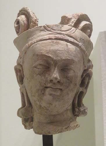 Head of god Indra