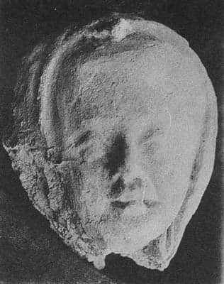 Head of Monk Bhikṣu, Novice with a lock of hair